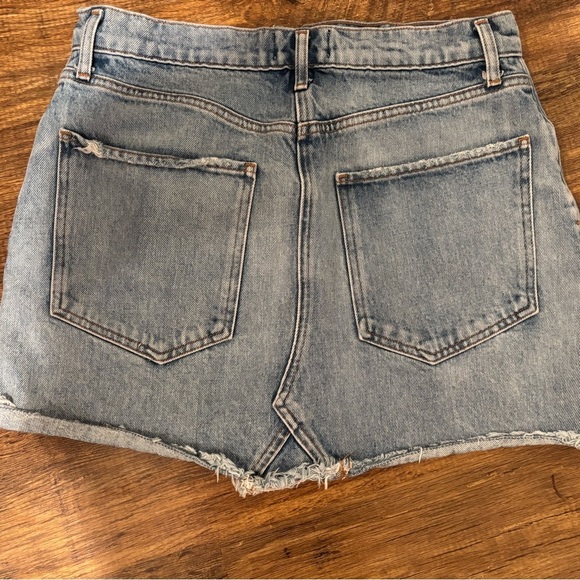 Agolde Denim Mini Skirt size 29 women’s  button fly summer 90’s pop princess - Picture 6 of 10